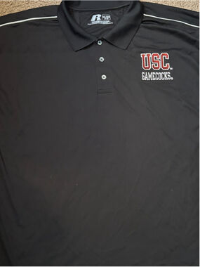 New with tags Russell Gamecock 3xl Short sleeve athletic Polo A2_49